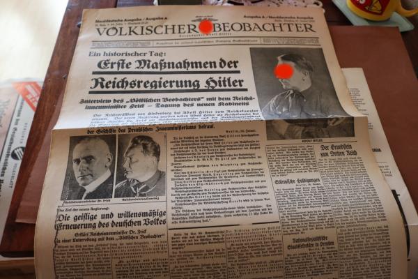 Zeitung Original-Nachdruck - Völkischer Beobachter Norddeutsche Ausgabe 31.01.1933